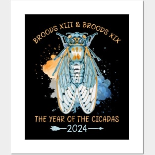 Cicada Lover Brood XIX Brood XIII Year Of The Cicada 2024 Gift For men Women Posters and Art